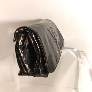 Victoria’s Secret Black Pleather Cosmetic Bag